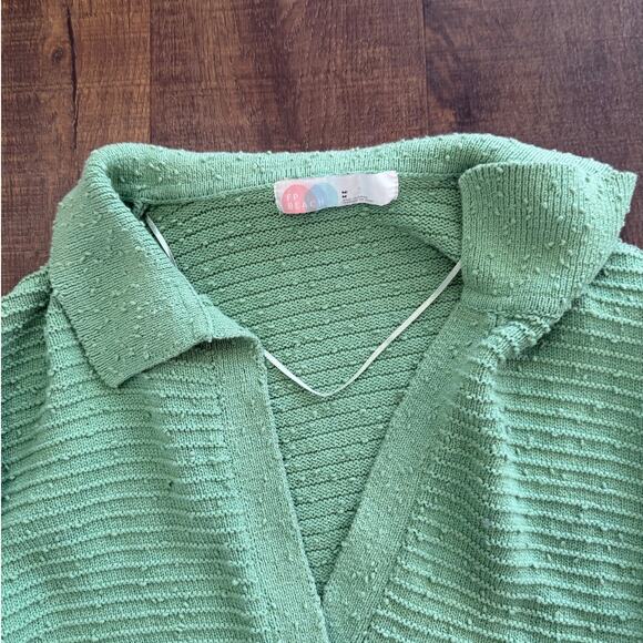 Free People Carter Green Knit Set Size M - Picture 2 of 12